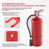 12Pcs Universal Fire Extinguisher Brackets Heavy Duty Wall Mount Holder with Screw & Expansion Tube for Large Small Dry Chemical