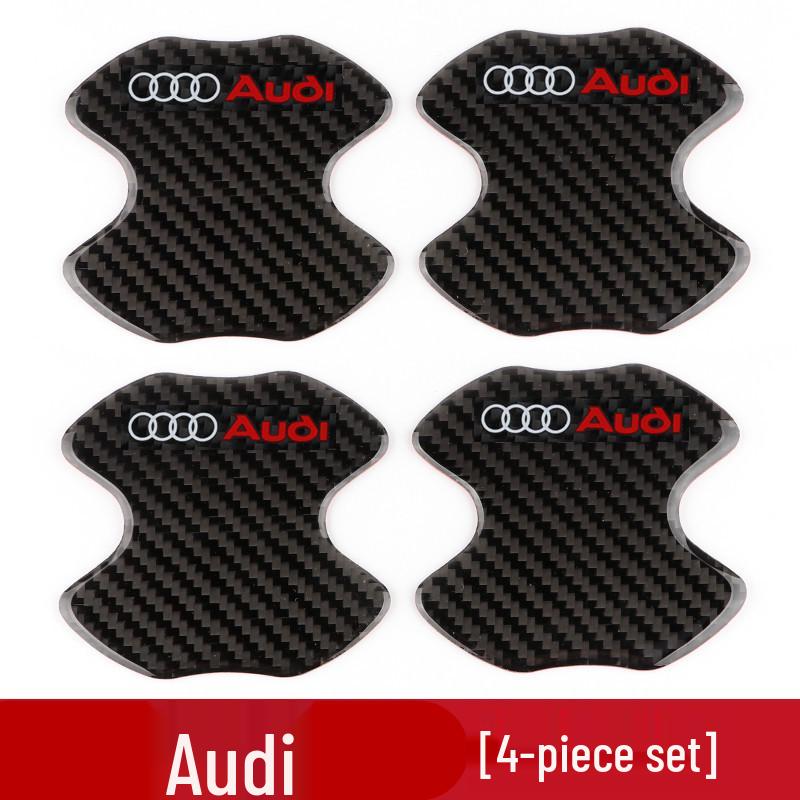Hot Seller: Trendy Unlimited Carbon Fiber Car Anti-Scratch Door Bowl Sticker