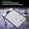 Geantă ignifugă impermeabilă pentru documente cu lacăt - Husă tip cușcă Faraday pentru electronice - Protecție antifurt EMF pentru telefoane, laptopuri