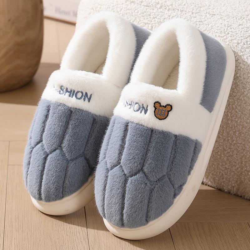 

Зимние мужские туфли на каблуке - обтянутые хлопчатобумажные туфли 44-45 синий