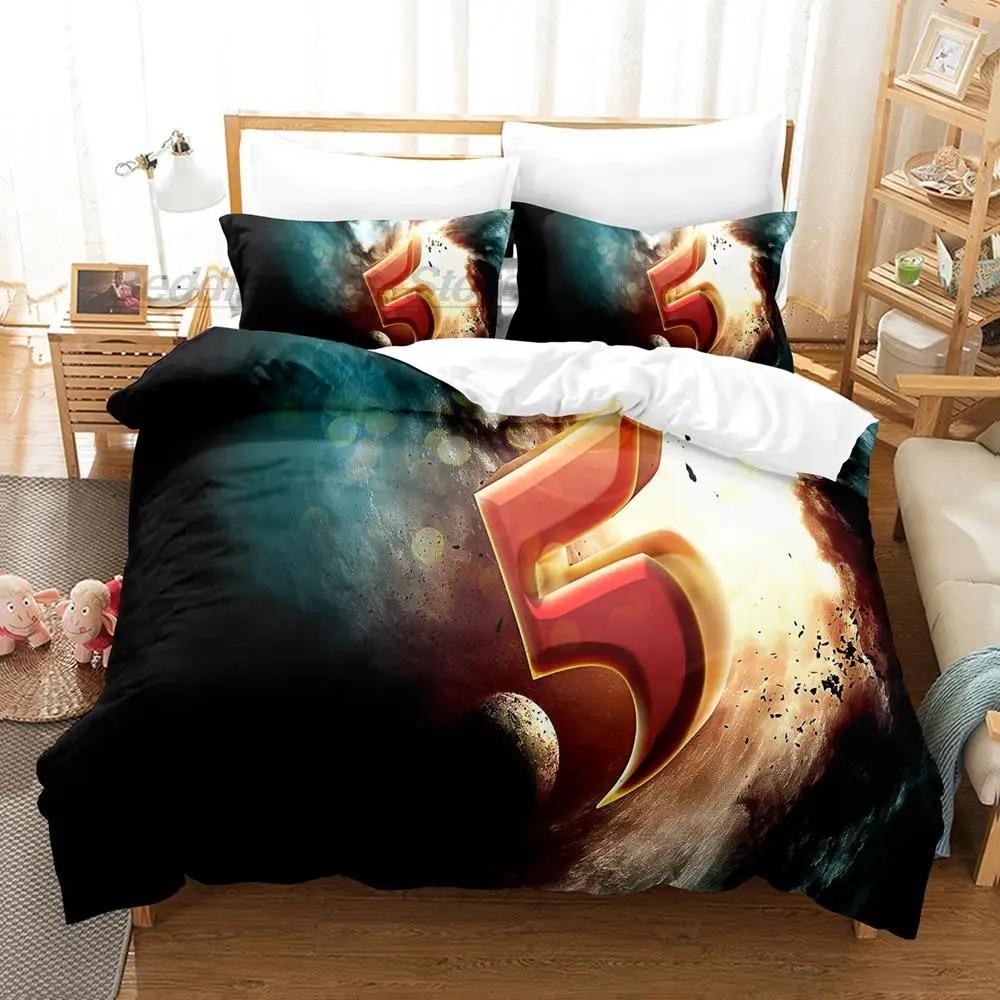 Lucky Number 3D Bedding Set Single Twin Full Queen King Size Duvet Cover Sets for Adult Kids Bedroom