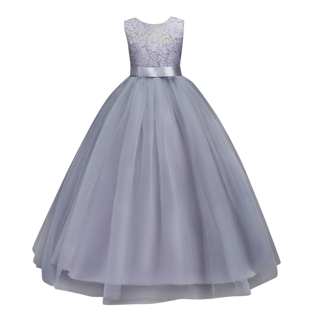 Toddler Kid Girl Lace Sleeveless Princess Gown Party Tulle Dress Cosplay Clothes