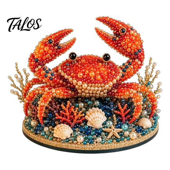 Creative Gifts for Holidays Beaded Ocean Animal DIY Kit, 3D Octopus Shark Craft Handmade Ornament Making Set Sea Animals Bead Art Project Adults,
