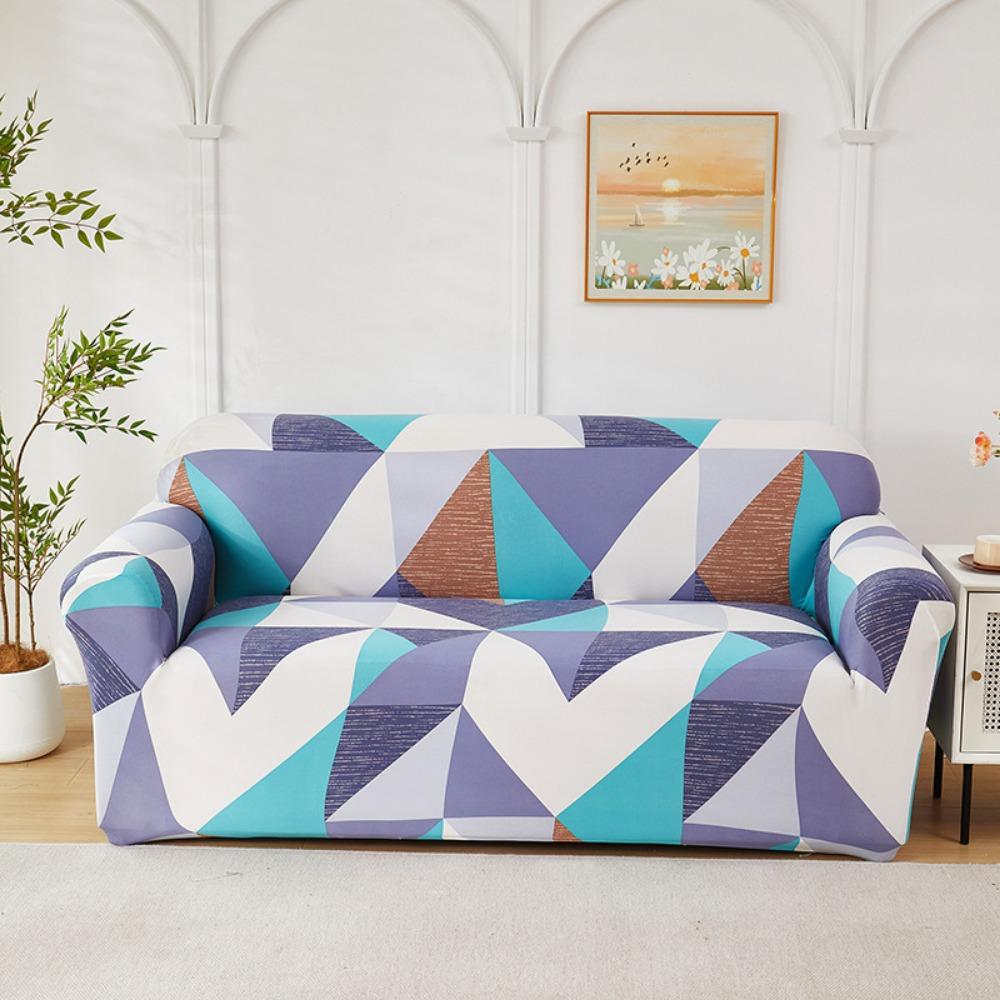 Elastic Printed Sofa Cover Universal Stretchable Slipcouch Protector Furniture Protector