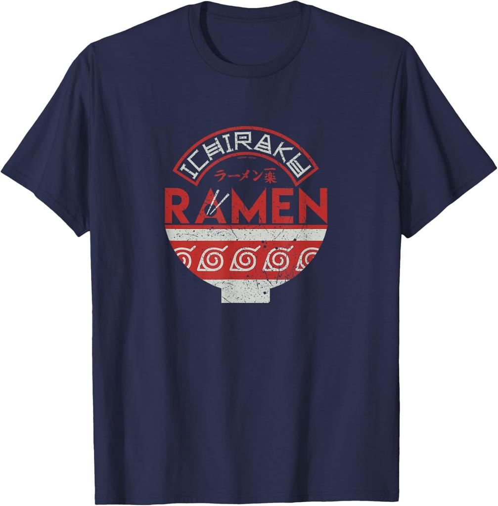 Naruto Shippuden Ichiraku Raunisex Bowl Logo Anime Fashion Casual Funny Tshirt S6xl Summer