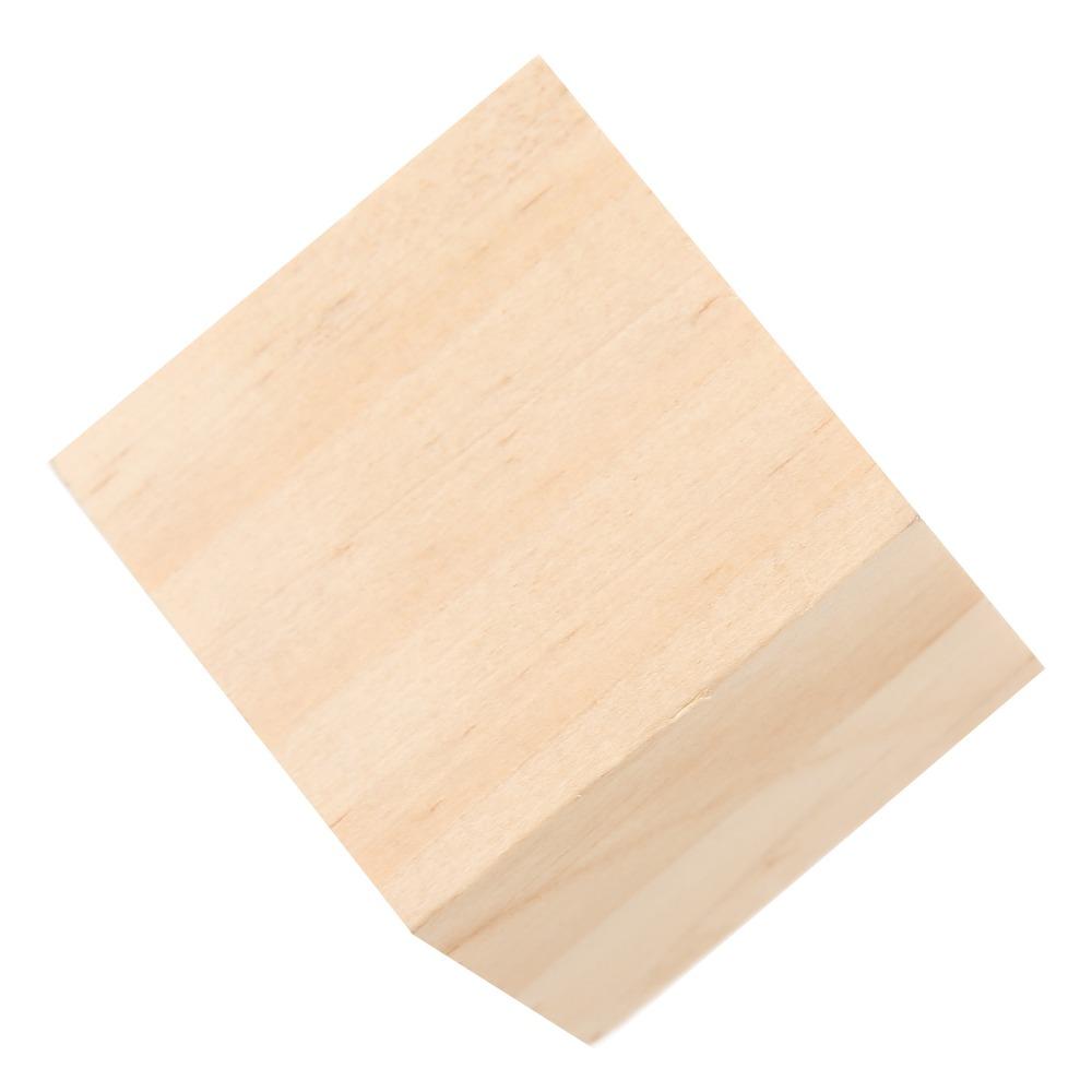 12PCS Uniform Size Wood Cubes Smooth Surface Wooden Cubes Wooden Blocks  DIY Projects