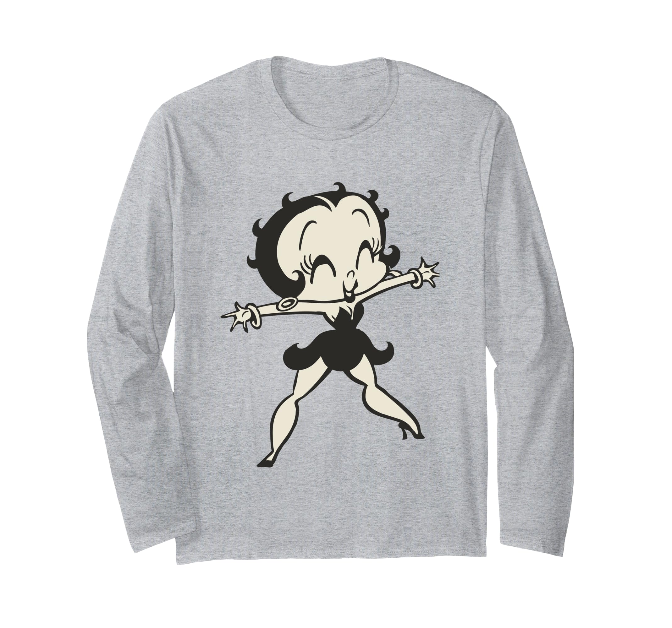 

Betty Boop Standing Starfish Long Sleeve T-Shirt
