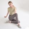 1 pair of women's non-slip Pilates double-lined fake socks