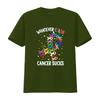 Womens Cancer Awareness T Shirt Whatever Color Sucks Black vintage Washed streetwear Top For Everyday Wear Stylish Breathable