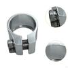 Seat Post Clamp 1.2" Cycling Easy Installation Aluminum Alloy Mountain Saddle Clip Road Bike