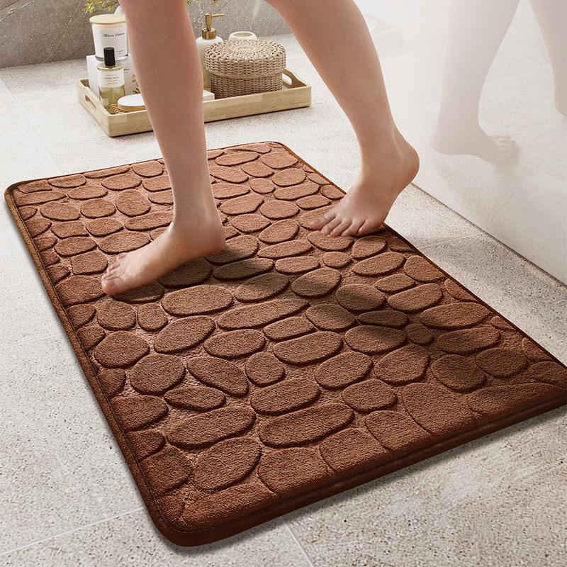 

Coral Fleece Absorbent Anti-Slip Bathroom Floor Mat 40x60cm