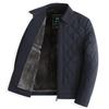 Men's Plus Velvet Thickened Cotton Jacket for Autumn/Winter – Warm Lapel Coat for Middle-Aged and Elderly