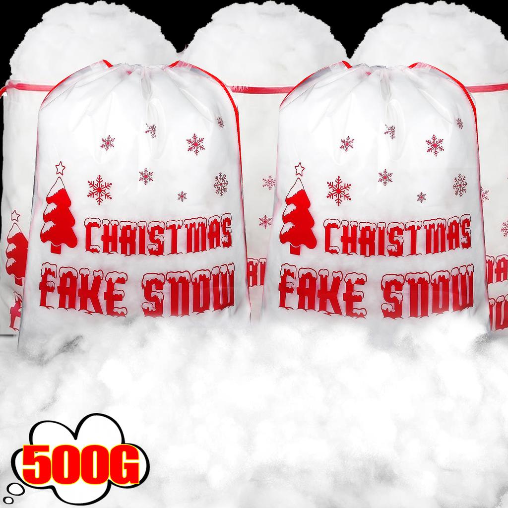 Neve Finta Decorazione Natale Soffice Cotone Neve Interno Morbida Neve Finta Cotone Artificiale Scena Invernale Decorazione Albero di Natale Esposizioni