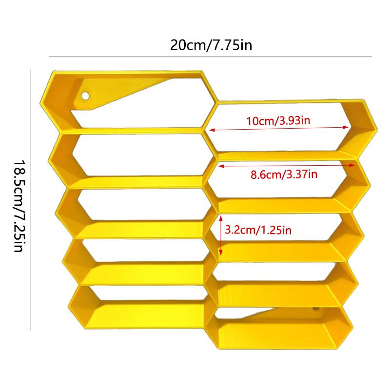 3D Printing Car Model Display Rack Creative 10 Grids Cars Model Storage Box Save Space Large Capacity Collection Show Holder