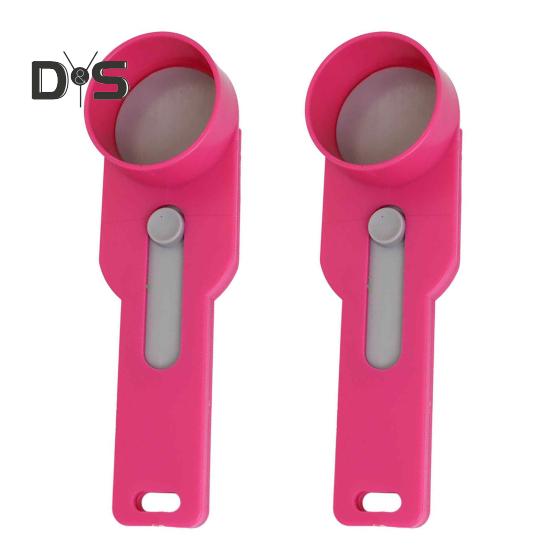 

Мерный совок с воронкой Многоцелевой кухонный совок с защитой от проливания, совок-слайдер для выпечки, точный перенос ингредиентов, наполнение бутылок розовый