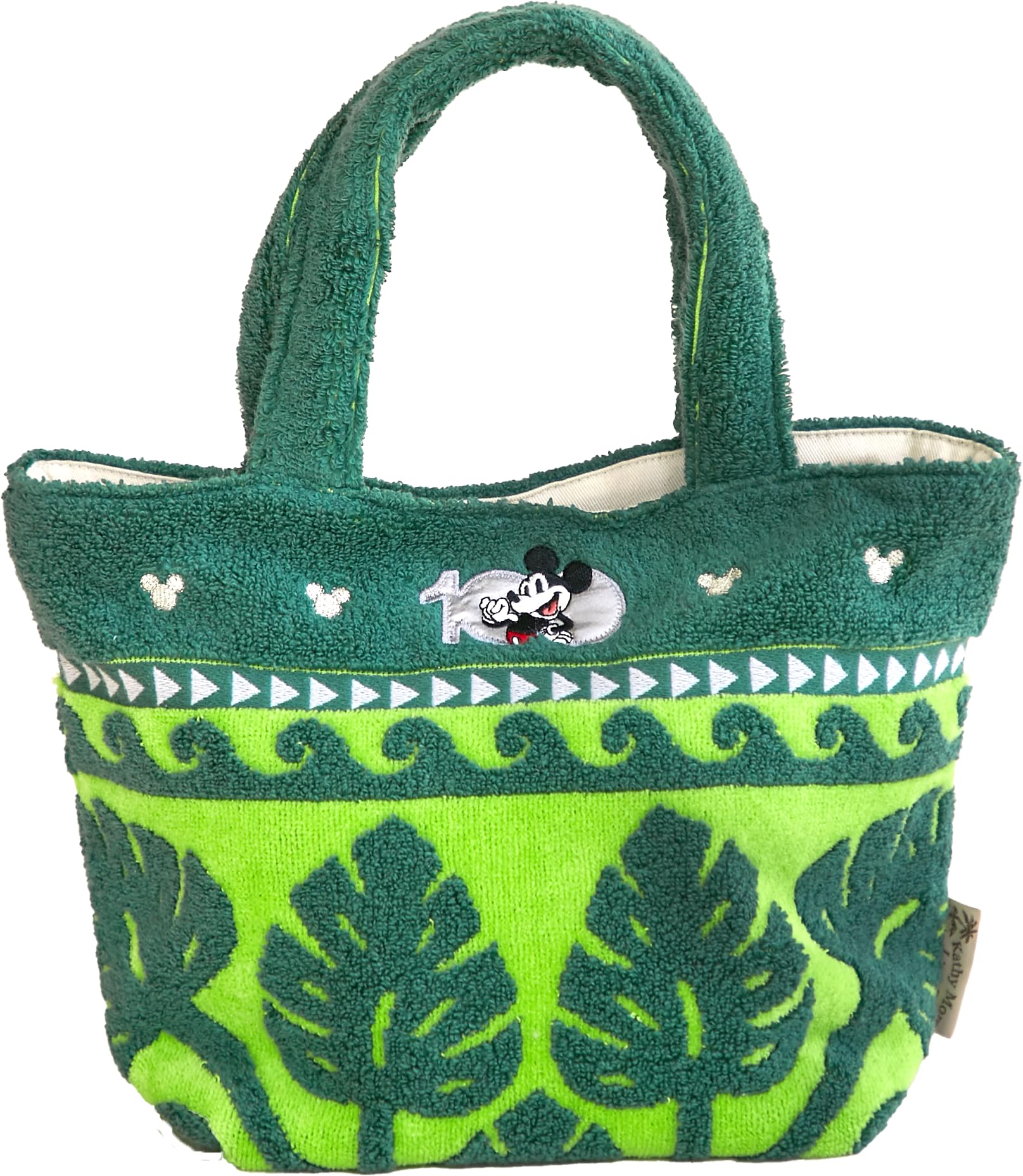 

Mum Island Tote Bag 23904009 Bag for Women Disney100 23904009A Monstera 30cm wide x 20cm long x 13cm deep Handle 13cm [Cathy Style] Green Approx.