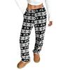 Women Pajama Pants Plush Sleep Pants Soft Elastic Waist Pajama Bottoms Patterned Pants With 2 Pockets