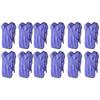 12 pcs Gilets d'entraînement pour adultes violets Nylon Équipe Entraînement Chasubles Taille Unique pour Football Basket-ball Fitness