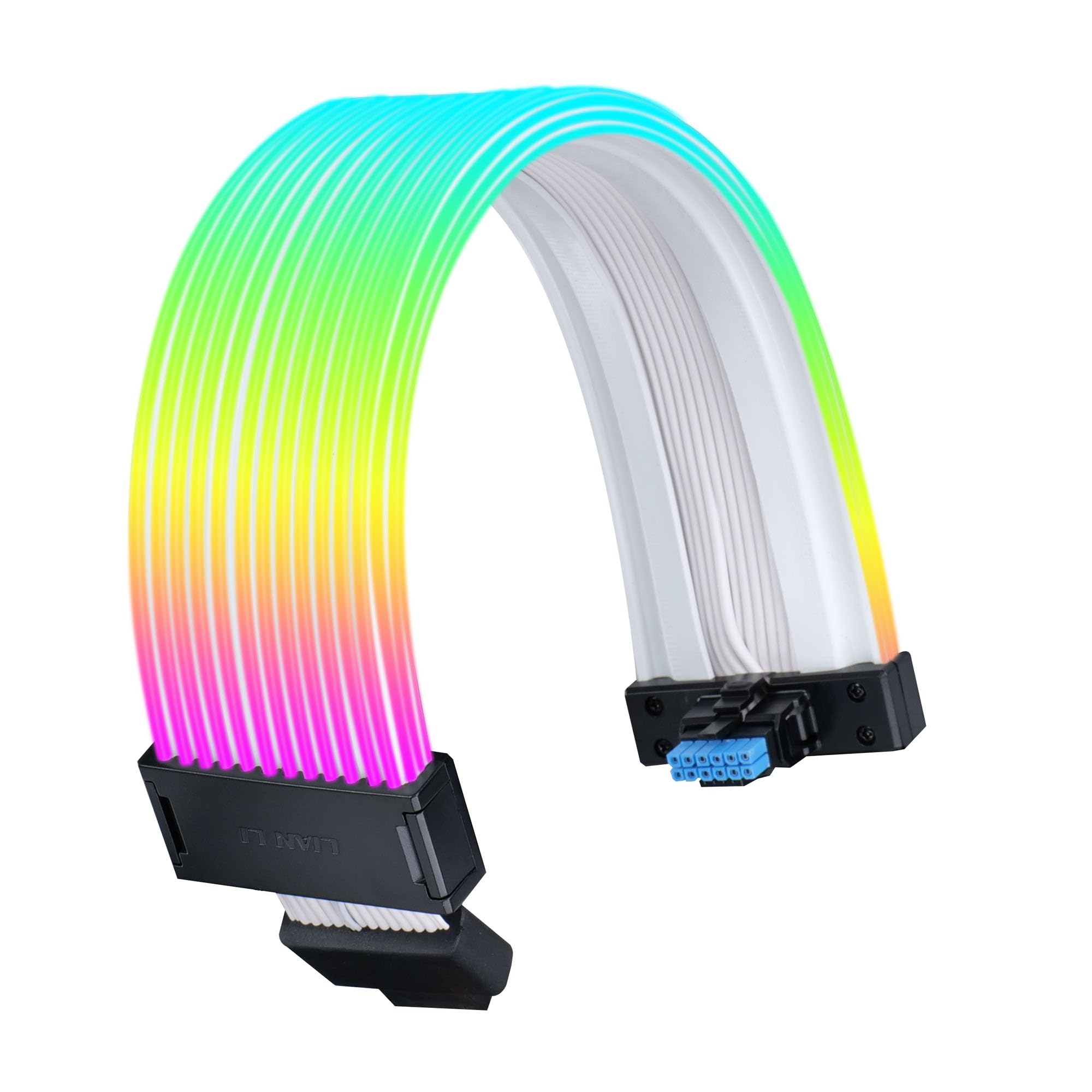 

LIANLI ARGB Extension Table Strimer Wireless 12 LED Lines Wireless Mechanism STRIMER WLS 90 Degree Right Angle Connector Official Japanese Distributor