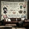 Arazzo da Parete Spy Family Appeso Estetico alla Parete Coperta in Tessuto Stampato Arazzi Decorativi per Camera da Letto Soggiorno Arredamento Casa