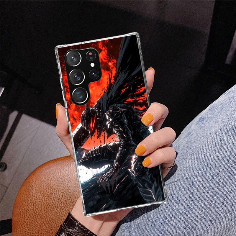 G-Guts B-Berserks Anime Phone Case For Samsung Galaxy S24 S25 Edge S26 Ultra S23 S22 S21 Plus S20 FE + Personalized Print Cover