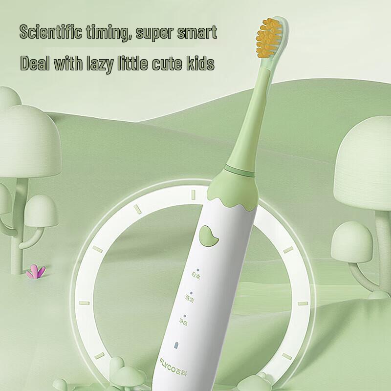 FLYCO FT7110 Children's Sonic Electric Toothbrush CN plug (adapter included)