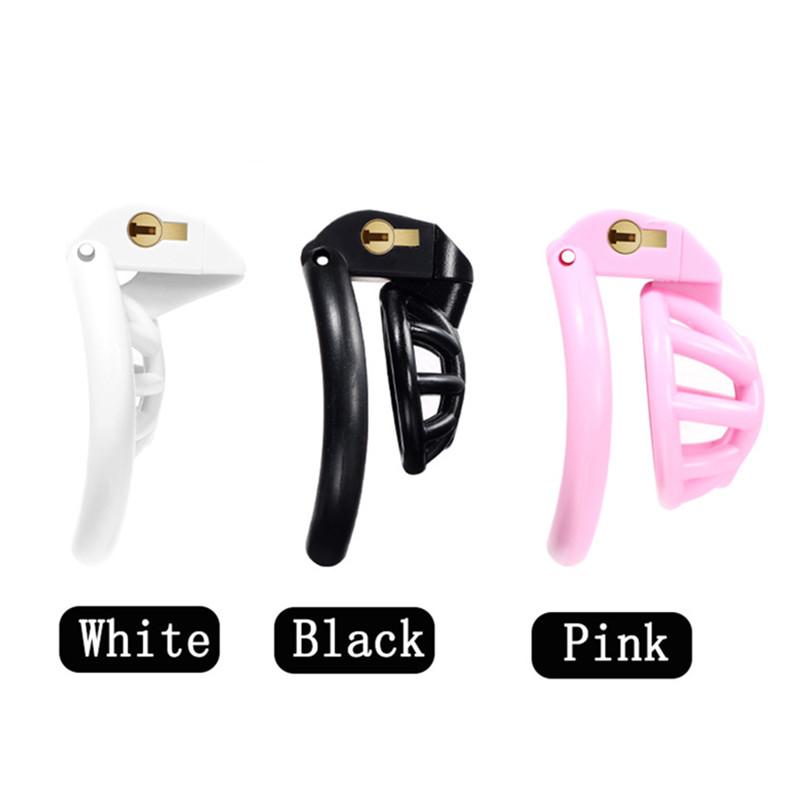 Positive and Negative Penis Rings Sissy Chastity Cage Locked In Lust Male Chastity Device with 4