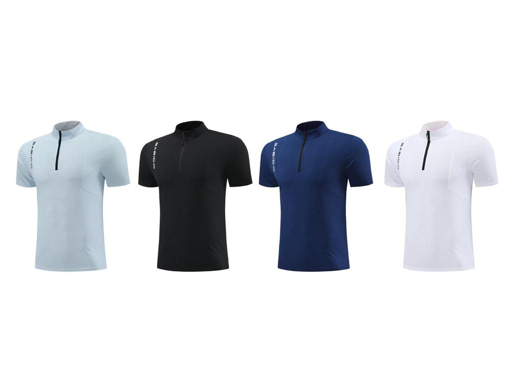 Unisex Quick-Dry Half-Zip Fitness Top for Outdoor Running