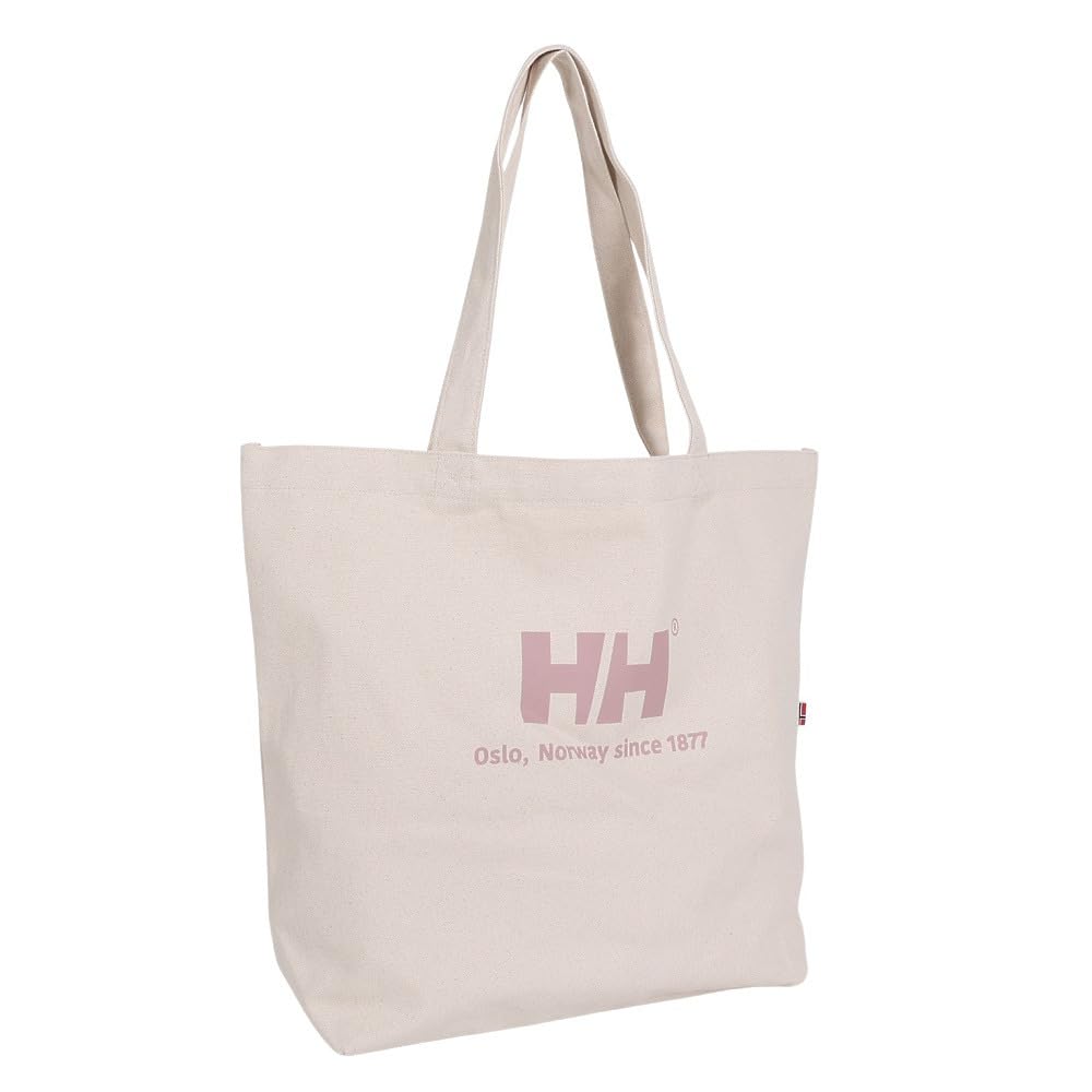 

Tote Bag Organic Cotton Logo Tote L Vertical Tote Shoulder Bag Unisex HY92320 Pink Shell [Helly Hansen]