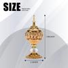 Incense Burner Incense Bakhoor Charcoal Incense Burner Metal Arab Censer Desktop Decor For Incense Sticks Cones
