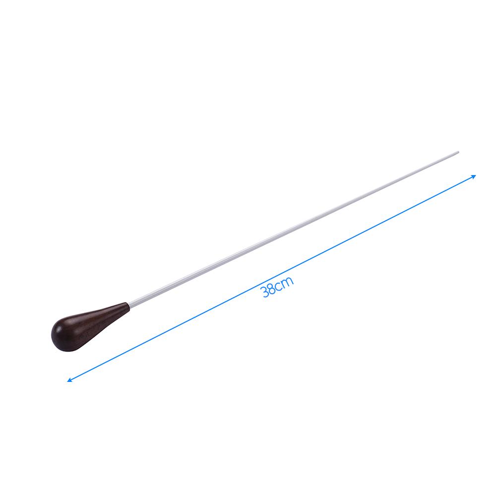 Buy White Color Fiberglass Conductor Rod Orchestra Baton with Ebony