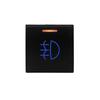 12V Blue Orange Light Latching Momentary Push Switch 22 X 22mm For Toyota Prado 150 Series Camry Hiace Corolla RAV4 Land Cruiser