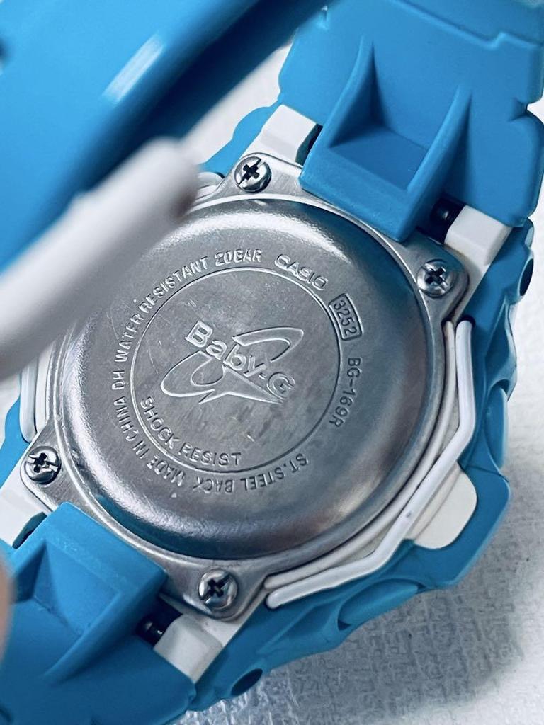 [USED] Working Casio BABY-G BG-169R Women's Blue