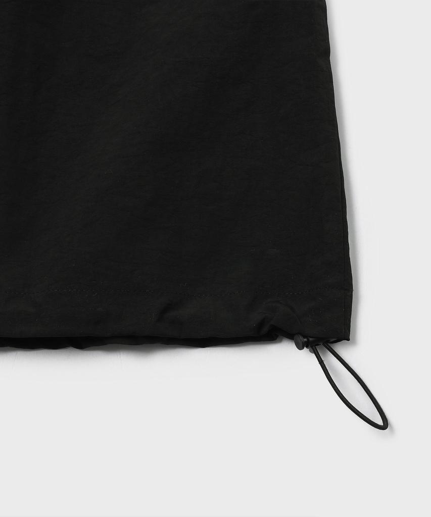Slow Record House Nylon Cargo Mini Skirt_Black