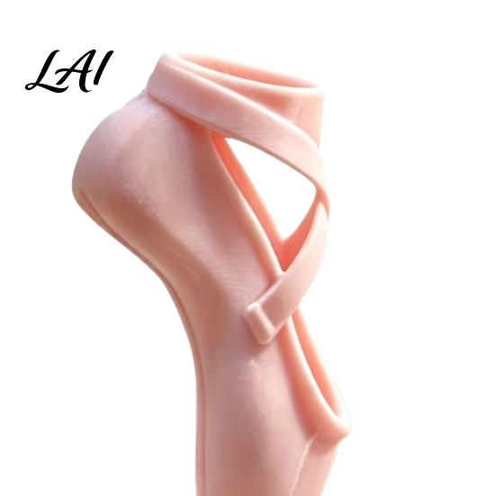 Desk Organizer for Women 3D Printed Ballet Shoe Pen Holder Decorative Desktop Stationery Cute Aesthetic Decor Art Supplies Creative Makeup