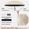 Camping Square Sunshade Umbrella