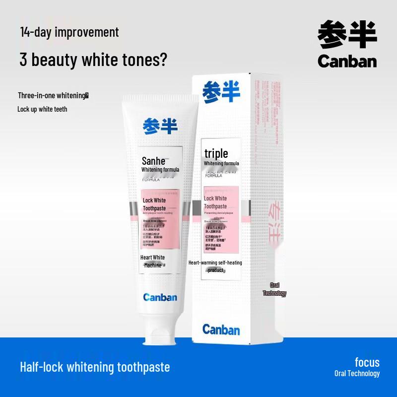 

Canban White Peach Whitening Toothpaste
