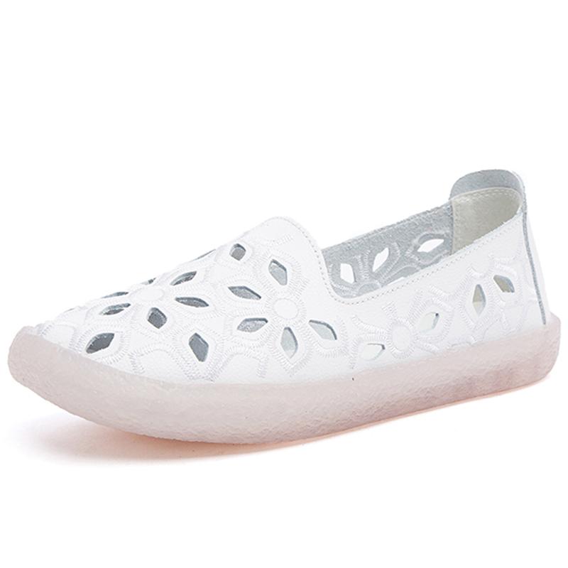 New Moccasins Women Flats 2024 Autumn Woman Loafers Genuine Leather Female Shoes Slip On Ballet Bowtie Women's Shoe Size 35-43