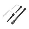 Bike Rear Hub Thru Axle Adapter, Mountain Road Trainer  X1.0 1.5 1.75 Alloy Locking Mechanism, Fits 135 142 148mm Frames for Various Cyclists, Smoot