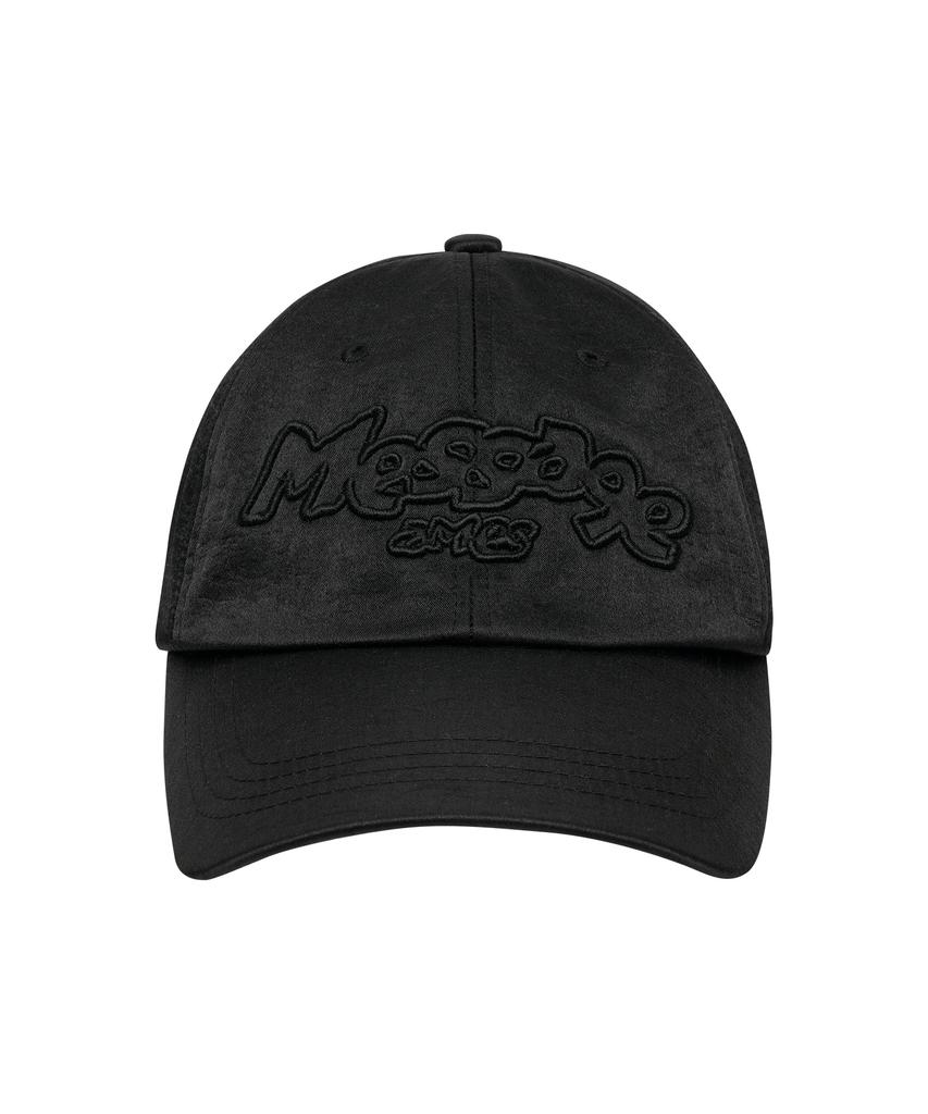 AMES-WORLDWIDE Message Glossy Ball Cap Black