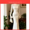 Vintage Inspired Knit Dress With Lace And Piping For Spring Casuals