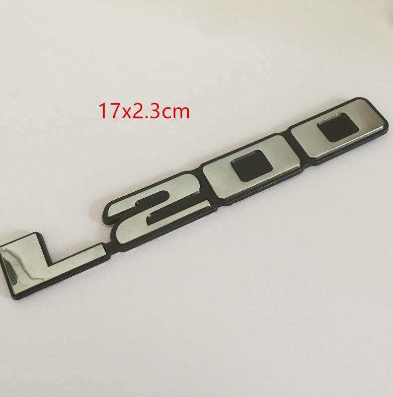 1pcs for Mitsubishi LANCER L200 EVOLUTION PAJERO OUTLANDER car Letter Emblem Rear tail trunk Decals badge sticker Decal styling