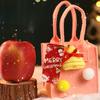 Christmas Gift, Apple Bag, Christmas Eve Fruit Bag, Felt Handbag Decoration, Creative  and  Interesting  Holiday  Items