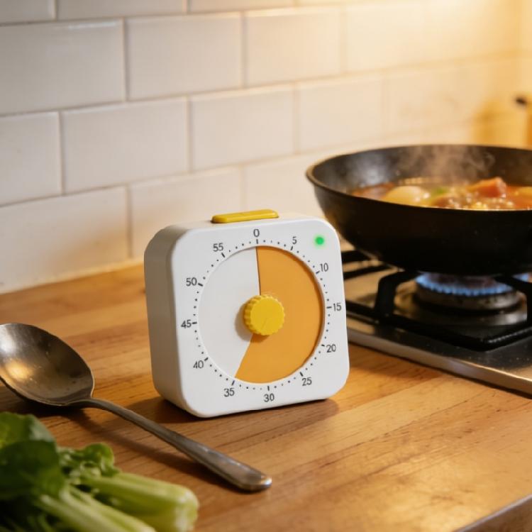User Friendly Visual Timer With Loud Alarm Suitable For Cooking Classes And Time Management