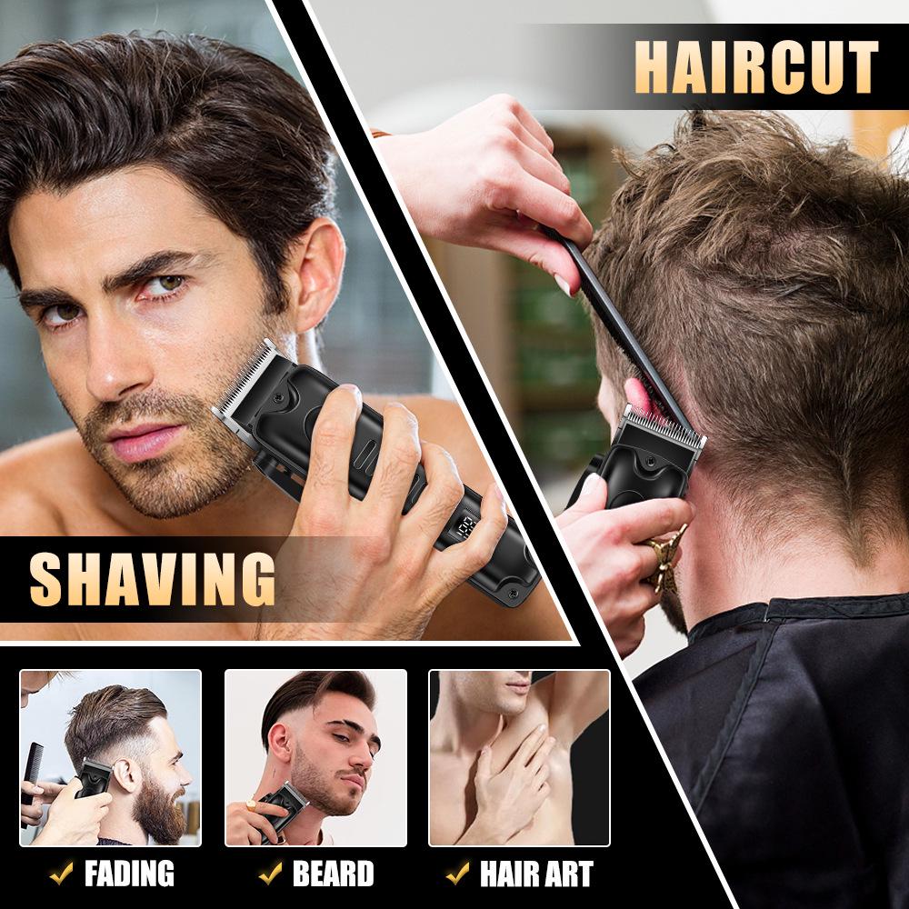 Universal Hair Clipper Set: Family-Friendly Haircut & Shaving Tools for Adults & Kids