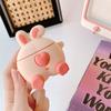 3D Wow Bear For Airpods Pro 2 Case For Apple Airpods 1 2 3 Pro 2 Earphone Case Cute Wireless Charging Headset Cover Cartoon