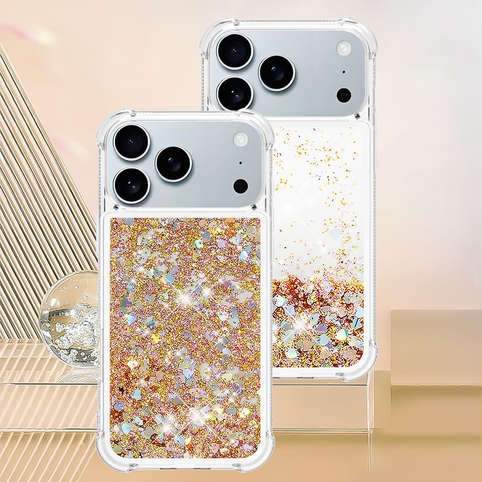 

Прозрачный чехол-брелок с блестками и жидким песком для iPhone 17 Air 16 PM 15 14 Plus 13 12 11 Pro Max 16e Защитный чехол iPhone 12 mini