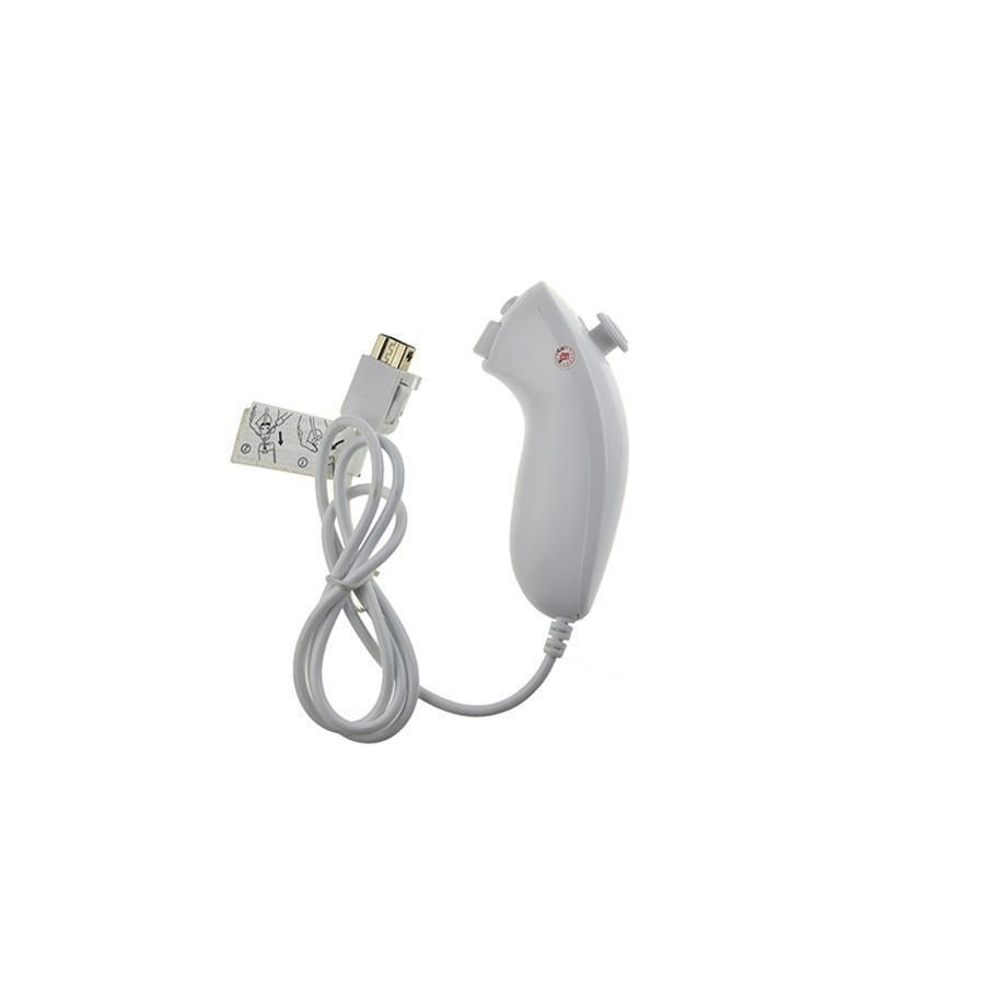 Remote Handle Nunchuck Gamepad for Nintendo Wii Controller Joystick Built-in Motion Plus With Silicone Case