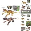 Large Size Remote Control Dinosaur Toy For Boys Wholesale Tyrannosaurus Rex Model With Articulated Joints And Light-up Features Plastic Material