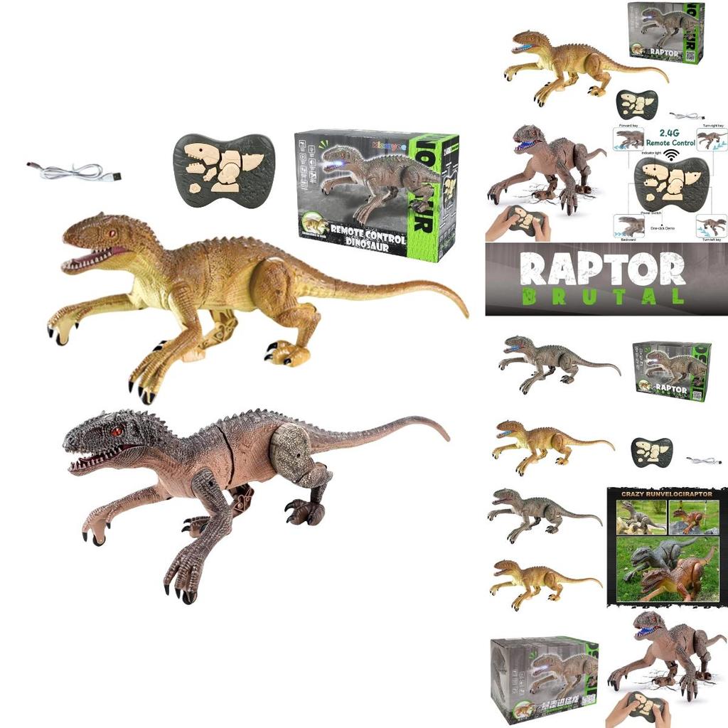 Large Size Remote Control Dinosaur Toy For Boys Wholesale Tyrannosaurus Rex Model With Articulated Joints And Light-up Features Plastic Material